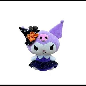 NWT Sanrio Kuromi Halloween Costume Plush 2024 with Witch Costume 8”